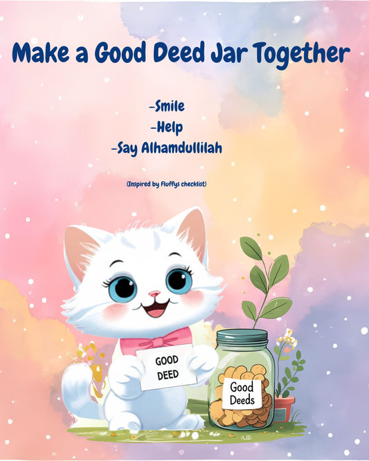 FREE- Fluffys Good Deed Jar Printable