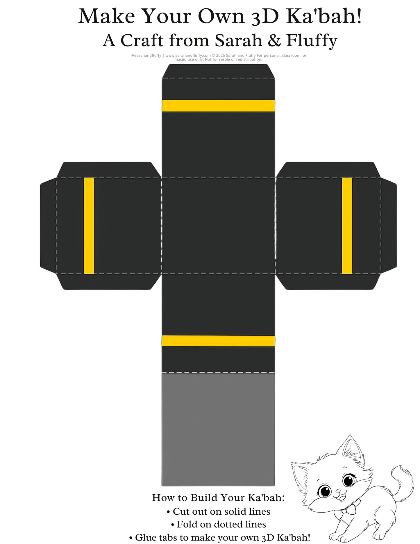 FREE- 3D Kabaah Craft